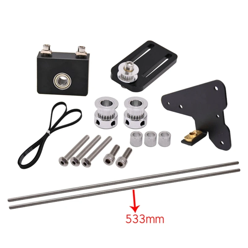 

3D Printer Dual Z axis Upgrade Kit For Ender-3 Part Cr10 Dual Z-axis Pulley Kit