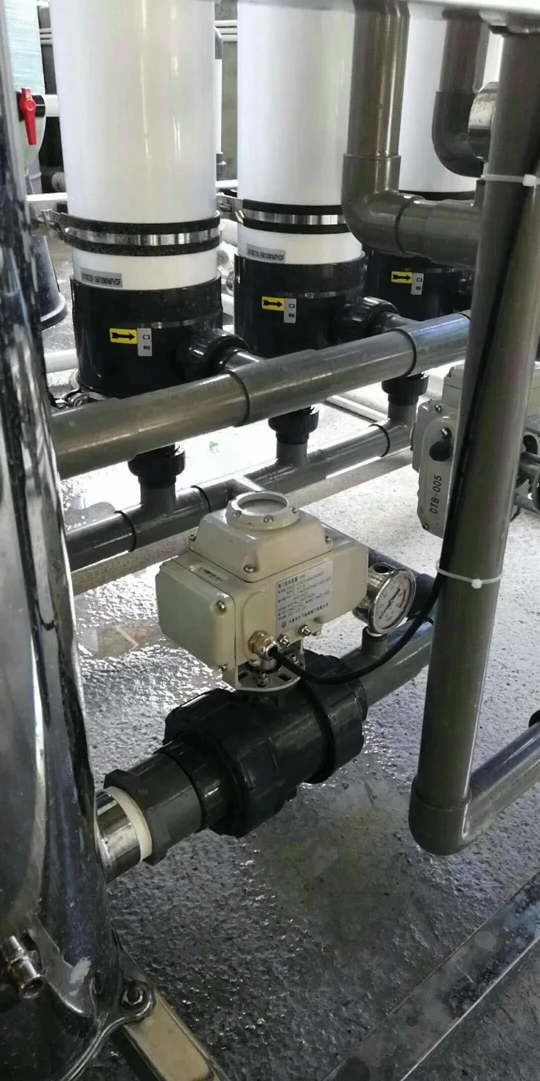 250NM 90-градусный вращающийся привод электрический клапана для клапана-бабочки и