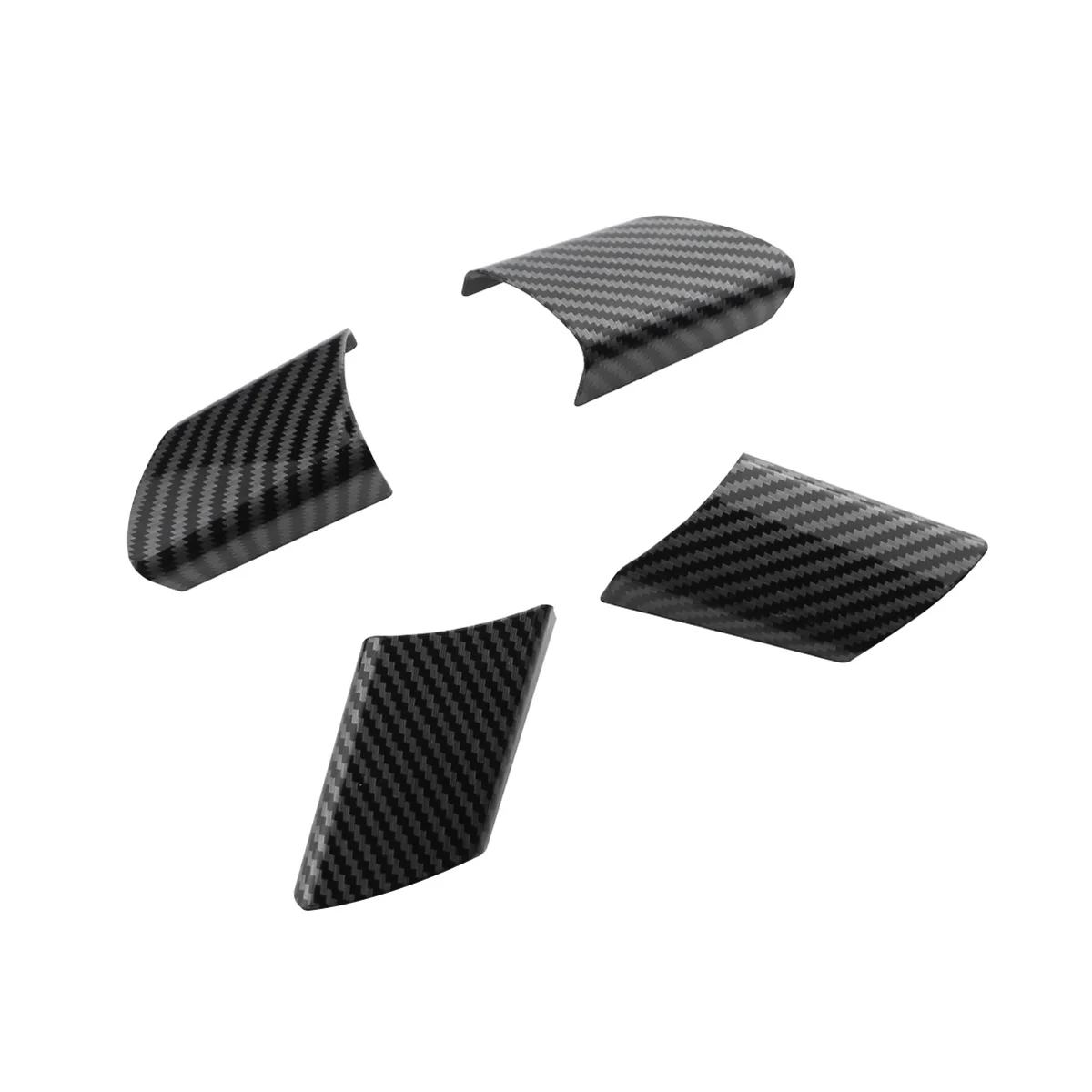 4 шт. отделка рулевого колеса наклейка панель для VW Polo Fox 2003 2004 2005 2006 2007