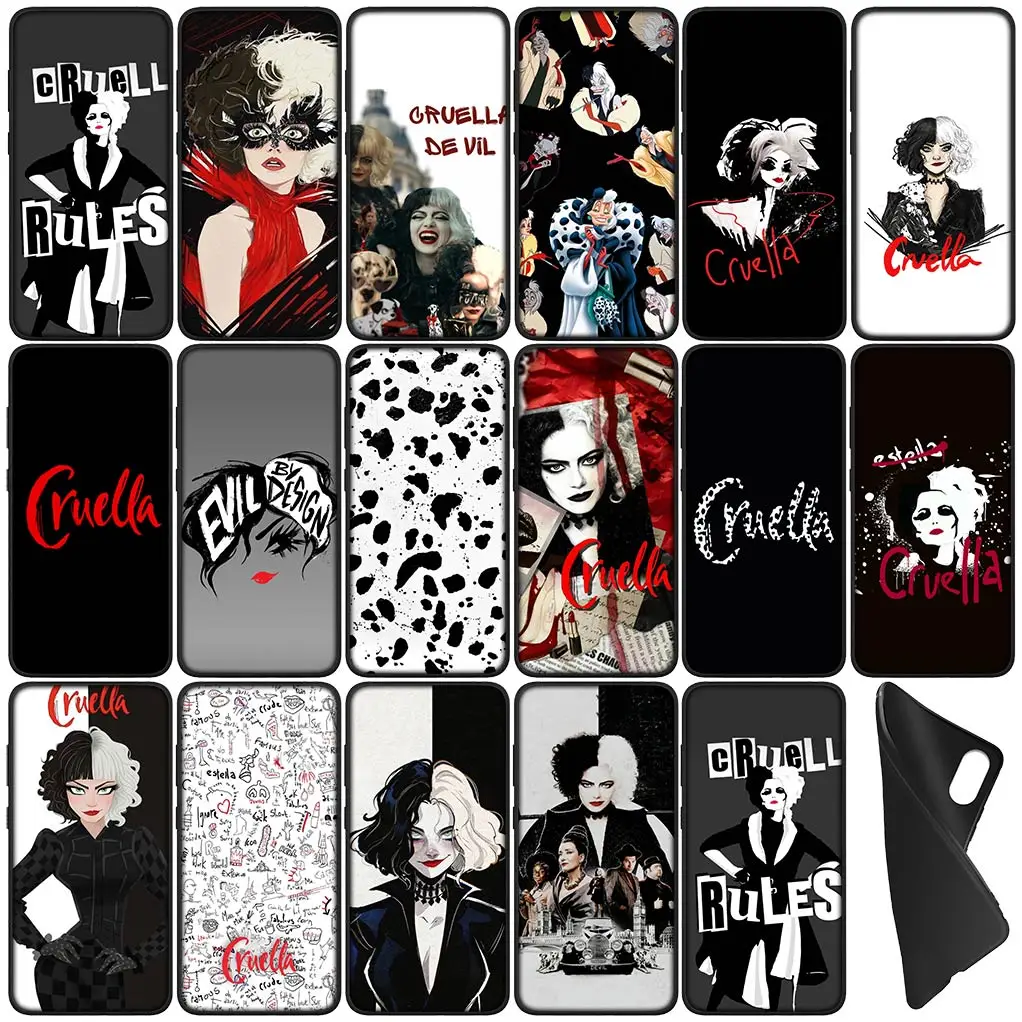 Мягкий чехол Cruella De Vil Devil Funda для Xiaomi Redmi Note 10 12 Pro 10A 10C 12C 10X 10S 8T C телефона