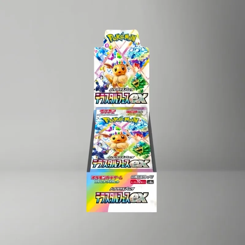 Коллекционная коробка карт Pokémon PTCG (японская версия) SV8A Terastal Festival Eevee Golden Booster Box, оригинальная, нераспечатанная, с картами Eeveelution (art.: 3920dc1aebdcf) - 3920dc1aebdcf