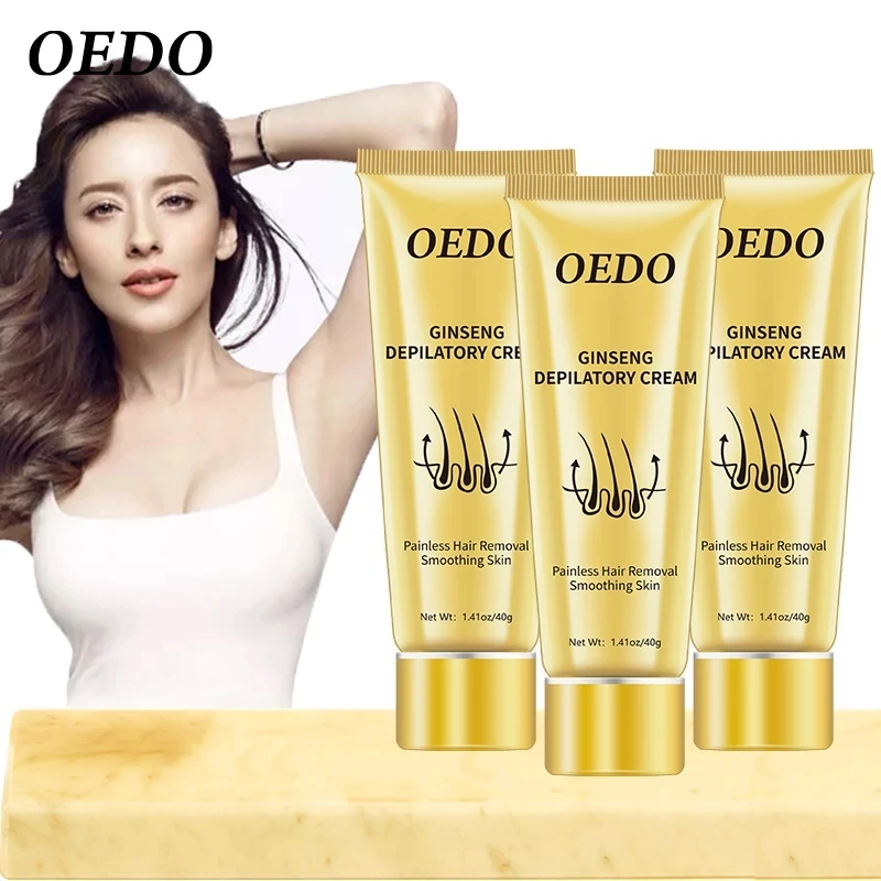 

Ginseng Body Hair Removal Cream for Men and Women Hand Leg Hair Loss Depilatory Cream Removal Armpit Depilatory Cream