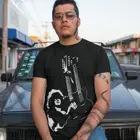 Футболка Jimmy Page шикарная 100 хлопковая с коротким рукавом Футболка графическая классическая мужская футболка оверсайз