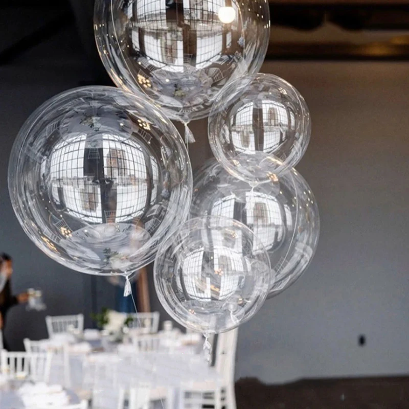 Прозрачные Воздушные Шары С Пузырьками 10 12 18 24 36 Дюймов Декоративные Гелиевые Для