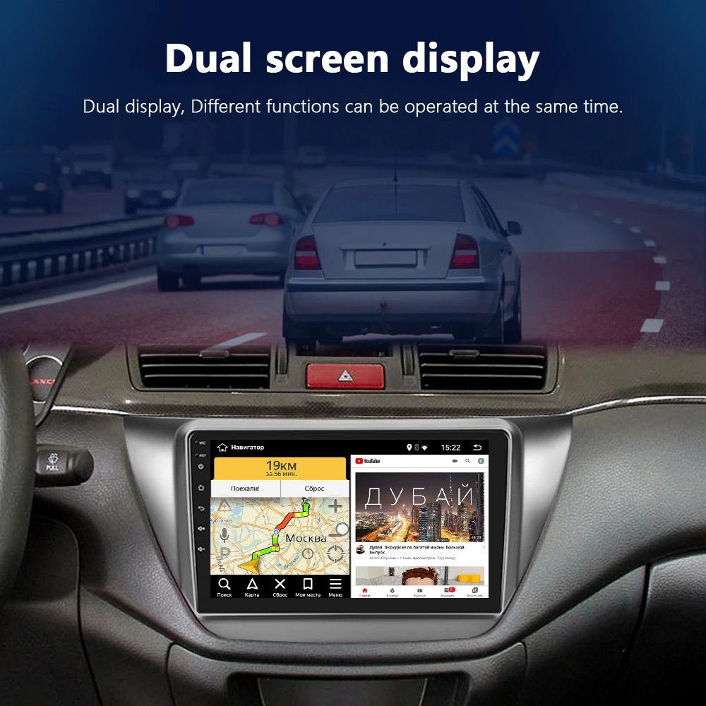 Автомагнитола Podofo 2DIN Android 4G для Mitsubishi Lancer 9 CS 2000-2010 мультимедийный видеоплеер