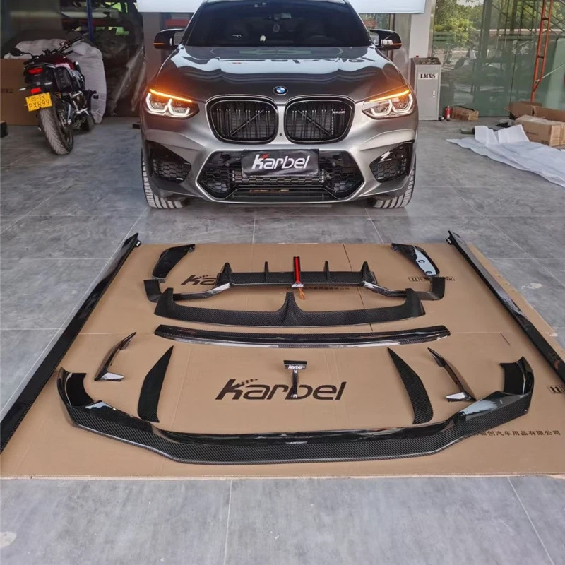 Для 18-20 BMW G02 F98 X4 M40i M40d VAD-D горячепрессованный сухой Углеродный волокно полный