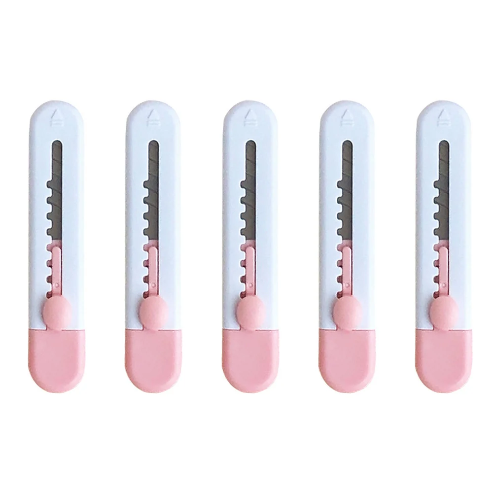 

Cutter Box Retractable Safety Locks Slide Mini Film Compact Wallpaper Slice Carton Utility Retracting Selfoff Snappackaging