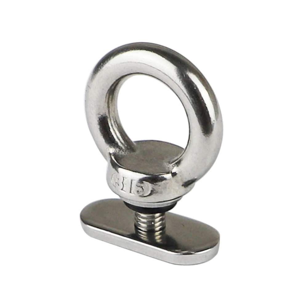 

4pcs M6 Lifting Eye Nut Awning Rail Stoppers Kayak Track Mount Tie Down Eyelet For Boat RV Caravan Camper Kayak Accessories
