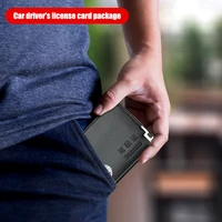 car logo driver license waterproof multi function wallet case simple easy carry for toyota corolla e150 e120 cruiser camry 2 etc