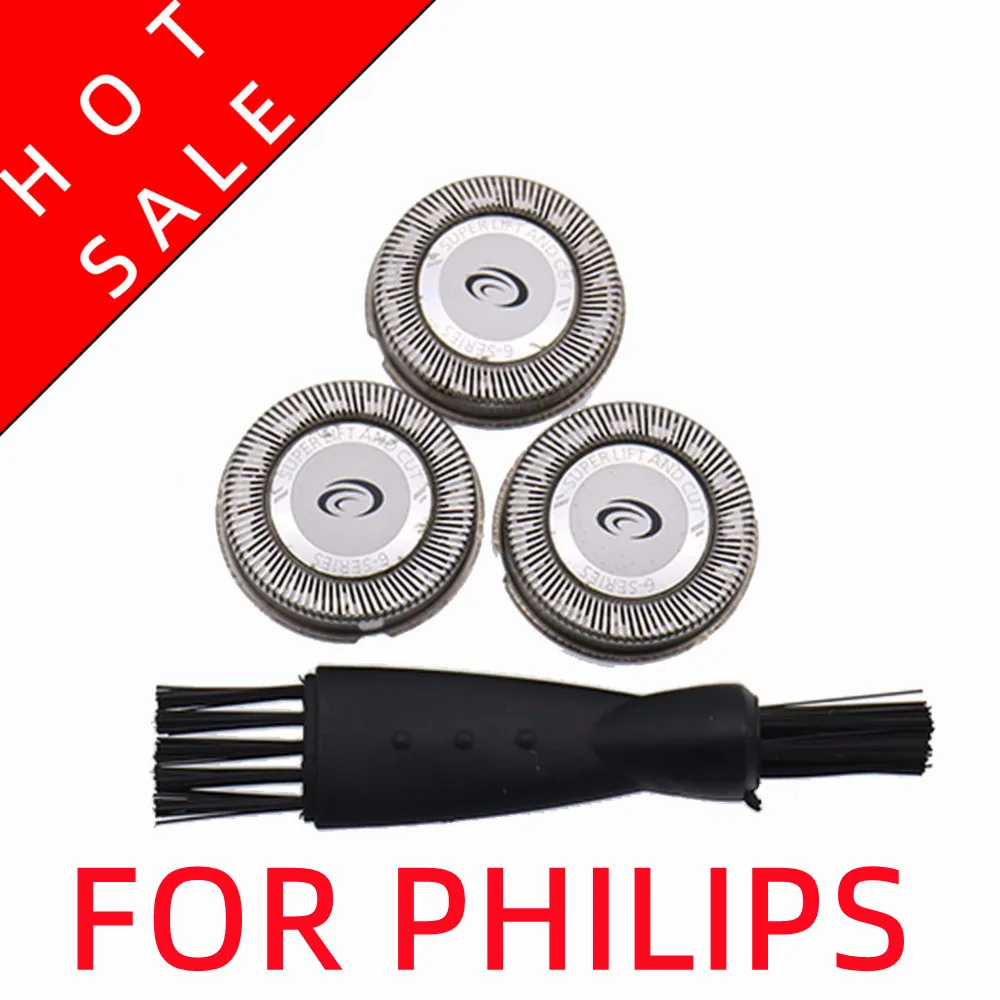3 шт./лот бреющая головка для Philips Norelco HQ156 HQ167 Прохладный кожи 5000/6000 HQ540 HQ560 HQ568 HQ586 HQ6730