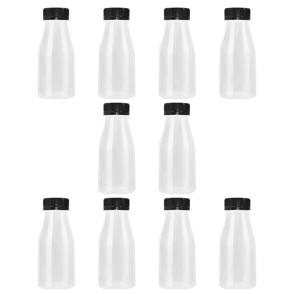 

Bottles Bottlewithjuice Caps Water Drink Beverage Container Yogurt Empty Reusable Lids Containers Jar Smoothie Jug Lid Out Take