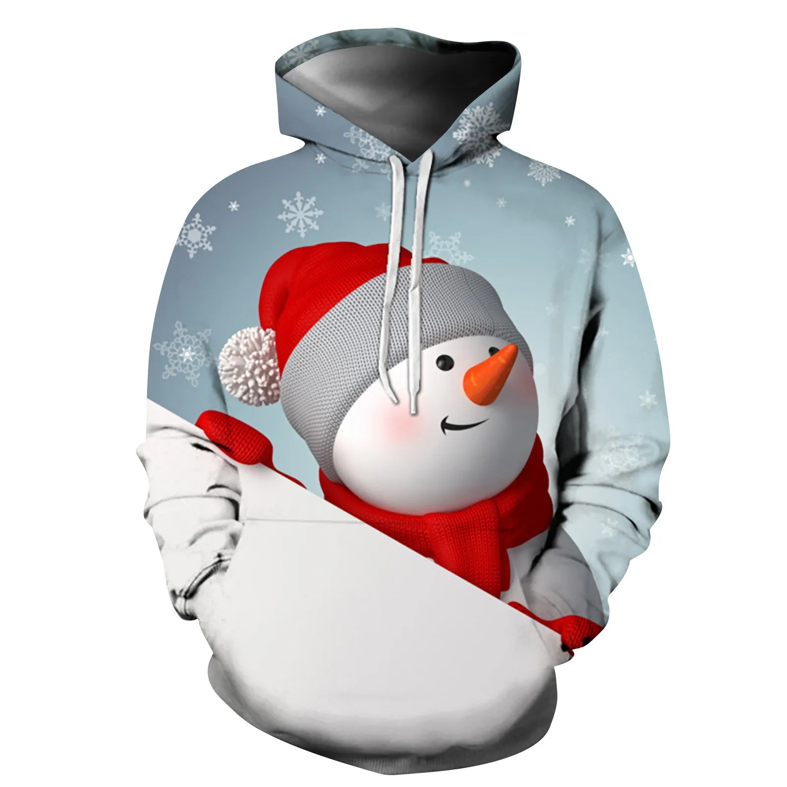 

Повседневный флисовый свитер с капюшоном и круглым вырезом, в стиле унисекс