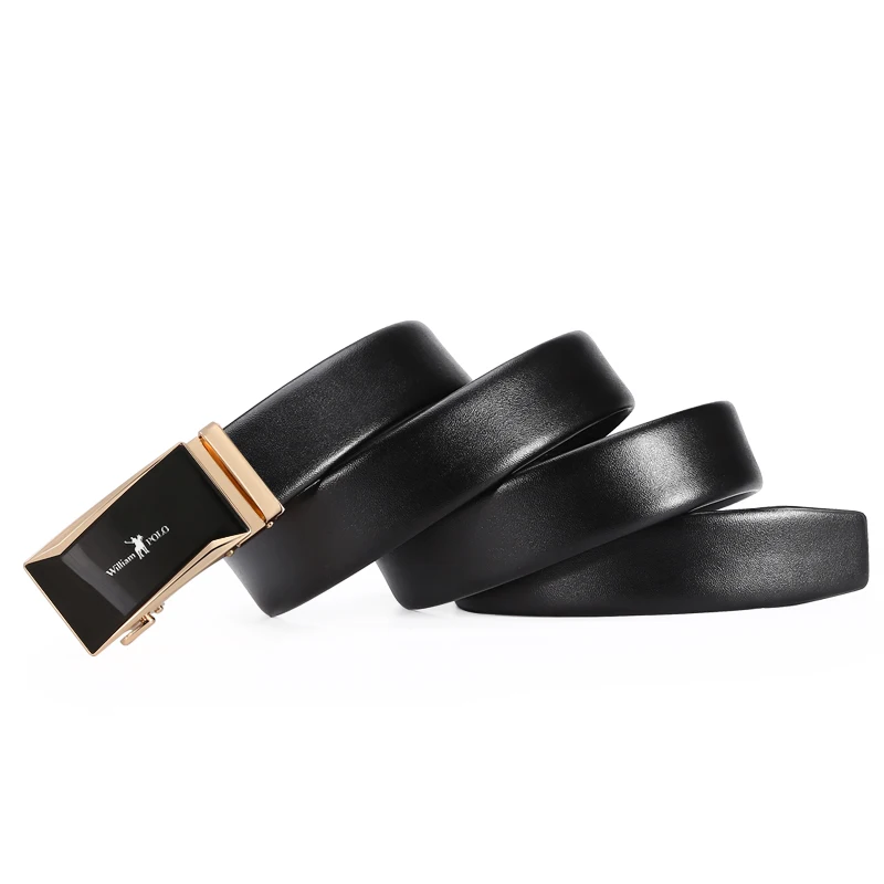 Men Belts Automatic Buckle Belt  Leather High Quality Belts For Men Leather Strap Casual Buises for Jeans