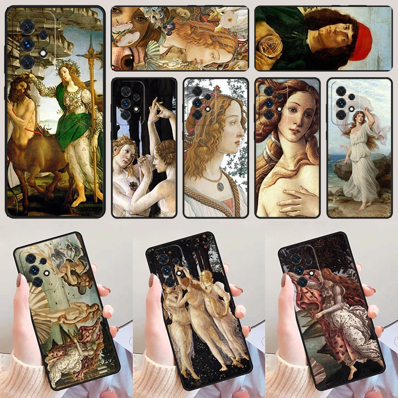 Фото Чехол для телефона Sandro botticelli Renaissance Art для Samsung A42 A31 A40 A51 A71 A32 A80 A91 A52 A72 A20e A21S A50 A70 A11 A12 Cover №1