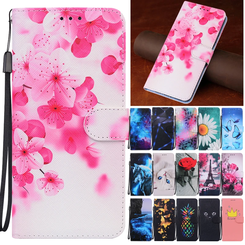 psmart magnetic leather phone case for huawei p smart plus 2019 psmart z 201920212020 wallet book cute cover capa free global shipping