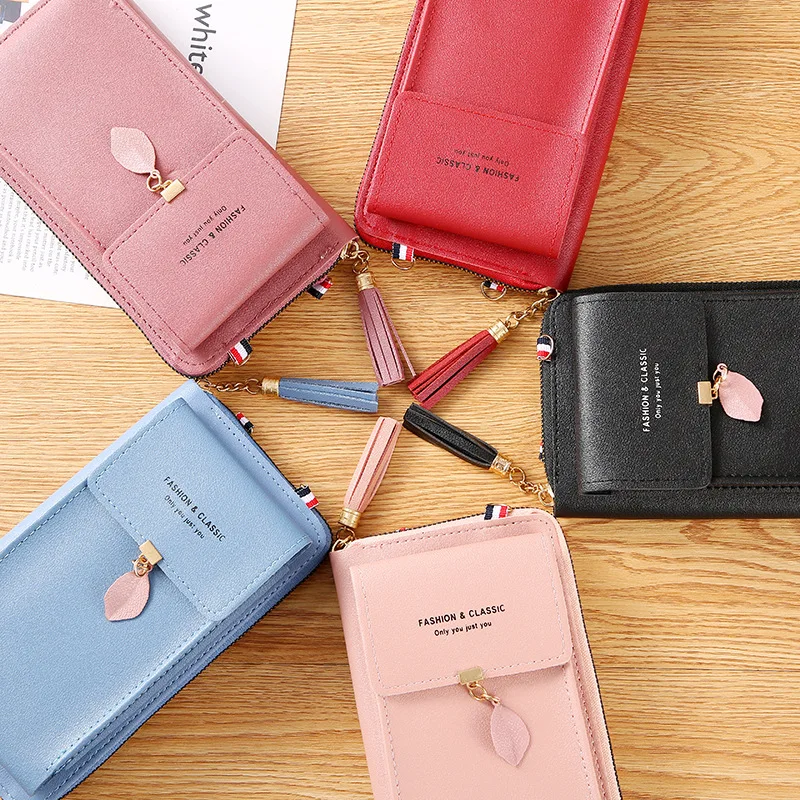 

Женский кошелек, вместительный дорожный кошелек для карт, Обложка для паспорта, Женский кошелек, диагональный Многофункциональный клатч из...