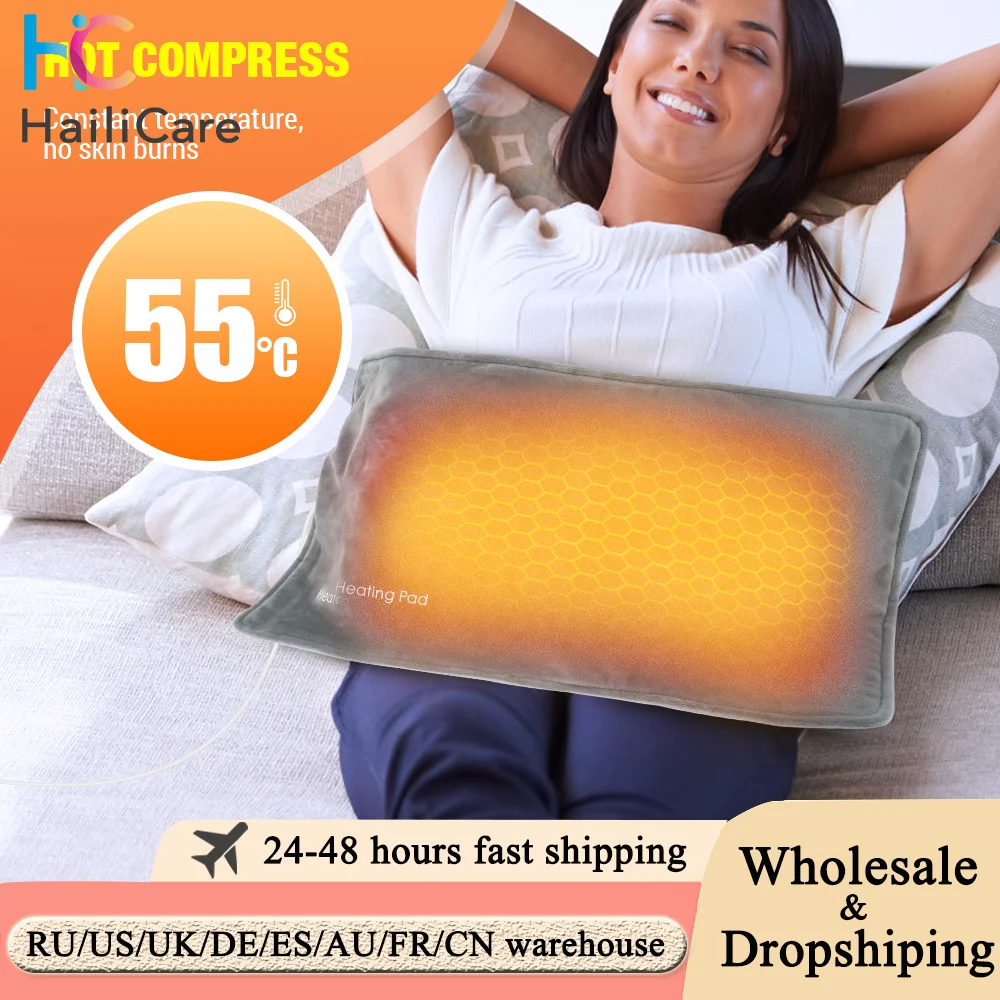 

Electric Heating Pad Physiotherapy Blanket Temperature Control Constant Rapid Hot Compress Relieve Pain Keep Warm Massage Leg