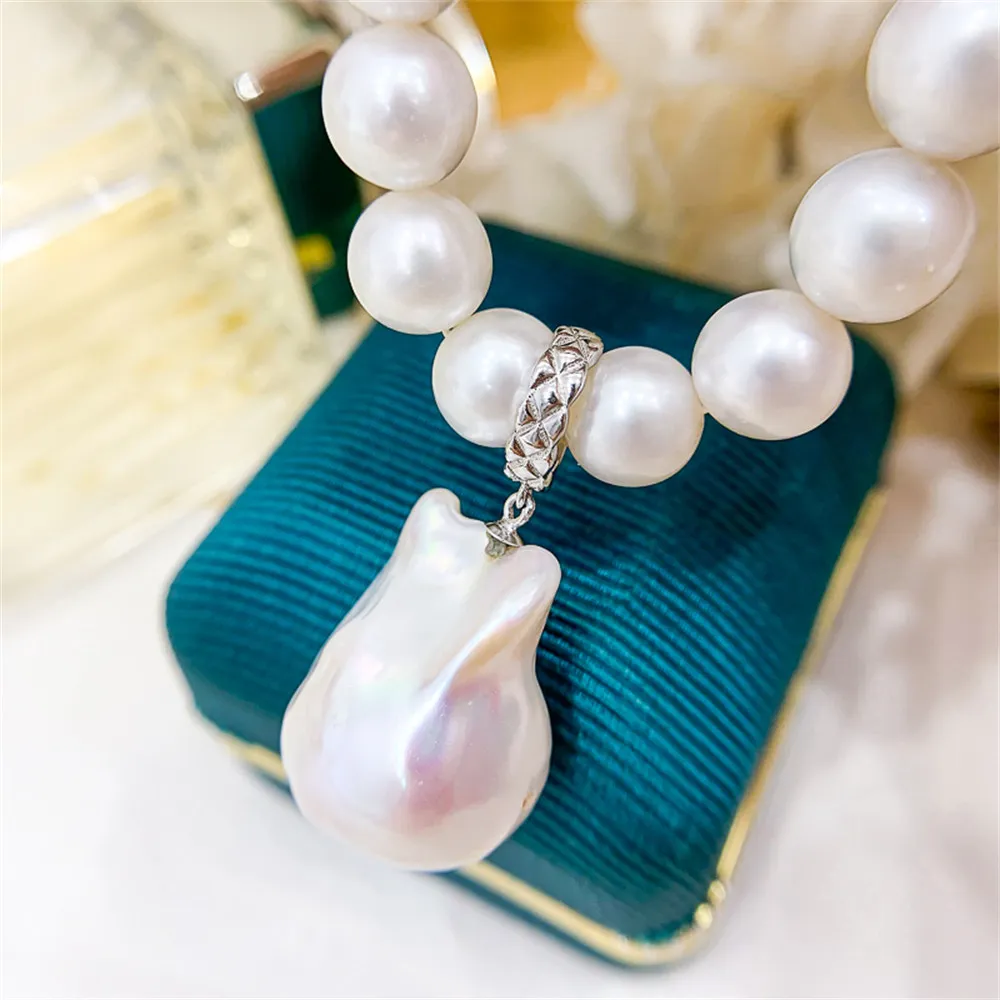 

Classic Pearl Pendant Accessory Mountings 18K Gold-Plating Pendant Settings Jewelry Findings Parts Fittings Connection Bead Caps
