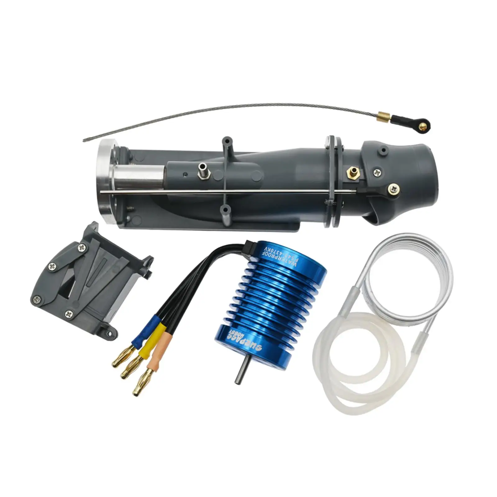 

RC Boat Thruster Jet Pump Set 4370Kv 540 Brushless Motor for RC Boat Upgrade