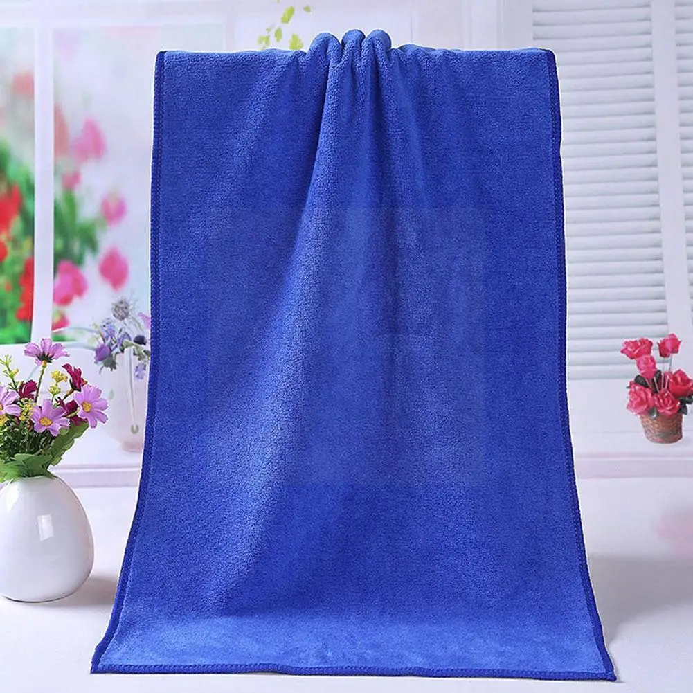 

Color Bath Towel Microfiber Large Bath Towel Beach Soft Towel Quick-drying Towels Breathable Absorbent Shower Comfort P2H3