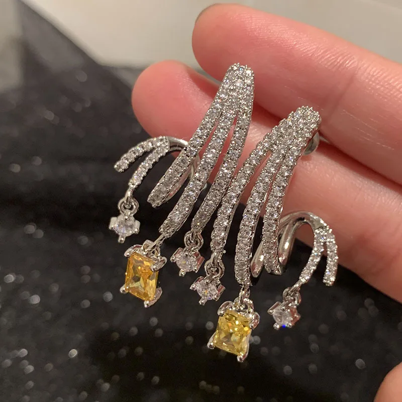 

Bilincolor Luxury Fireworks and Water Drop Earrings for Christmas "Gift