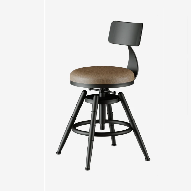 Современный регулируемый стул скандинавский Вертлюг роскошная Железная мебель