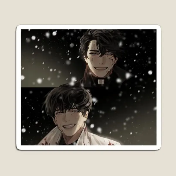 

Kim Dokja And Yoo Joongyuk Omniscient Re Magnet Home Baby Toy Magnetic Children Stickers Cute Decor Kids for Fridge Organizer