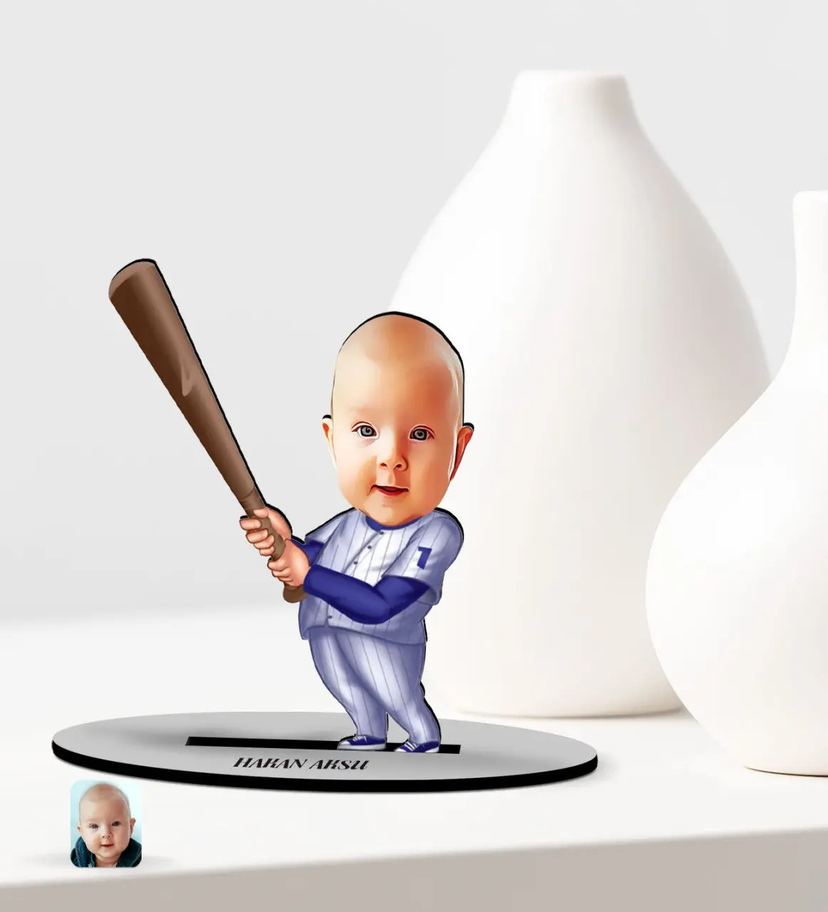 

Персонализированная детская карикатура деревянного брелока Модель-8