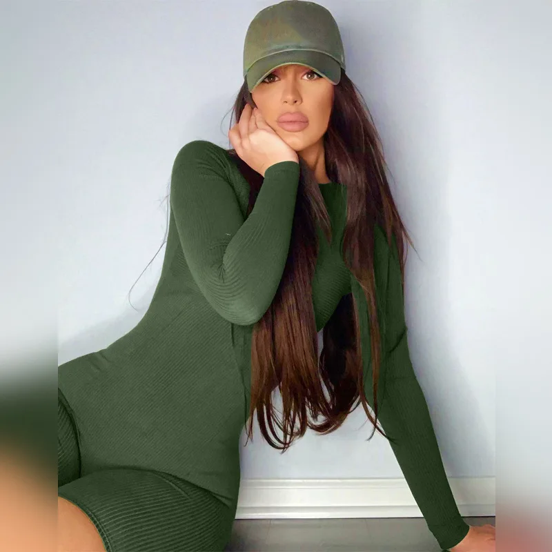 2023 women's leggings new knitted slim hip-lifting yoga jumpsuit