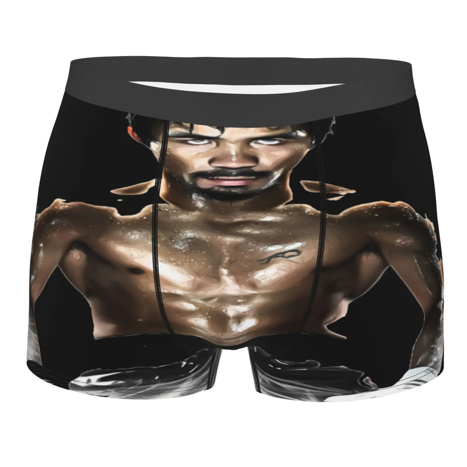 

Manny Pacquiao Graphic Sz Pacquiao мужские трусы боксеры Мужское нижнее белье пикантные мужские трусы с карманами для геев