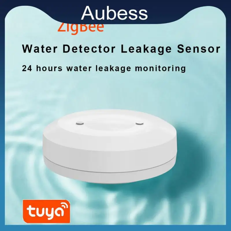 

Flood Sensor Scene Linkage Tuya Water Leak Detector Water Linkage Alarm Real-time Detection Leakage Sensor Smart Home Zigbee
