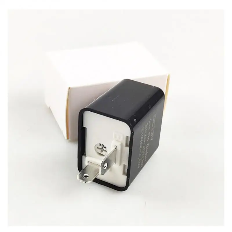 Новый 12 В 2-контактный мотоциклетный мигалка регулируемый светодиодный мигающий