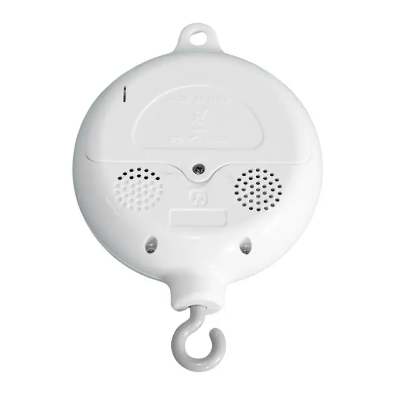 

Детские погремушки для 0-12 месяцев, белый вращающийся мобиль на кровать, музыкальная шкатулка для новорожденных, подвесной Колокольчик для кроватки, держатель для игрушек, детские игрушки