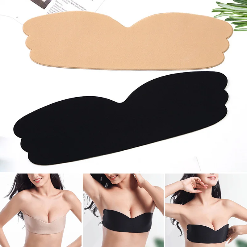 

Самоклеящийся силиконовый бюстгальтер без бретелек Невидимый грудь бюстгальтер колодки Невидимый грудь вечерние платье с низким вырезом ...