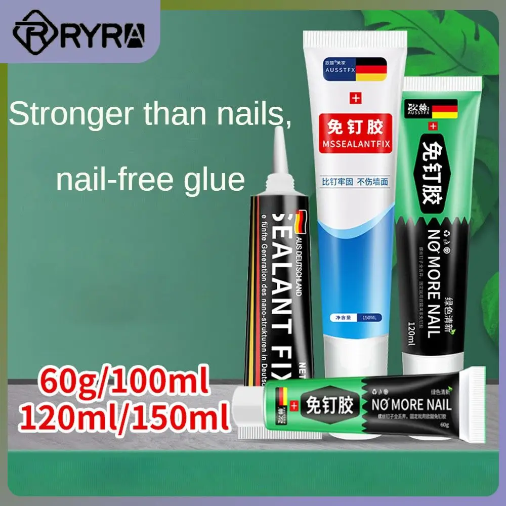 

Universal Sticky Metal Glass Glues For Plastic Glass Metal Ceramic Adhesive Fix Sealer Strong Nail-free Glue For Wall Tile Hook