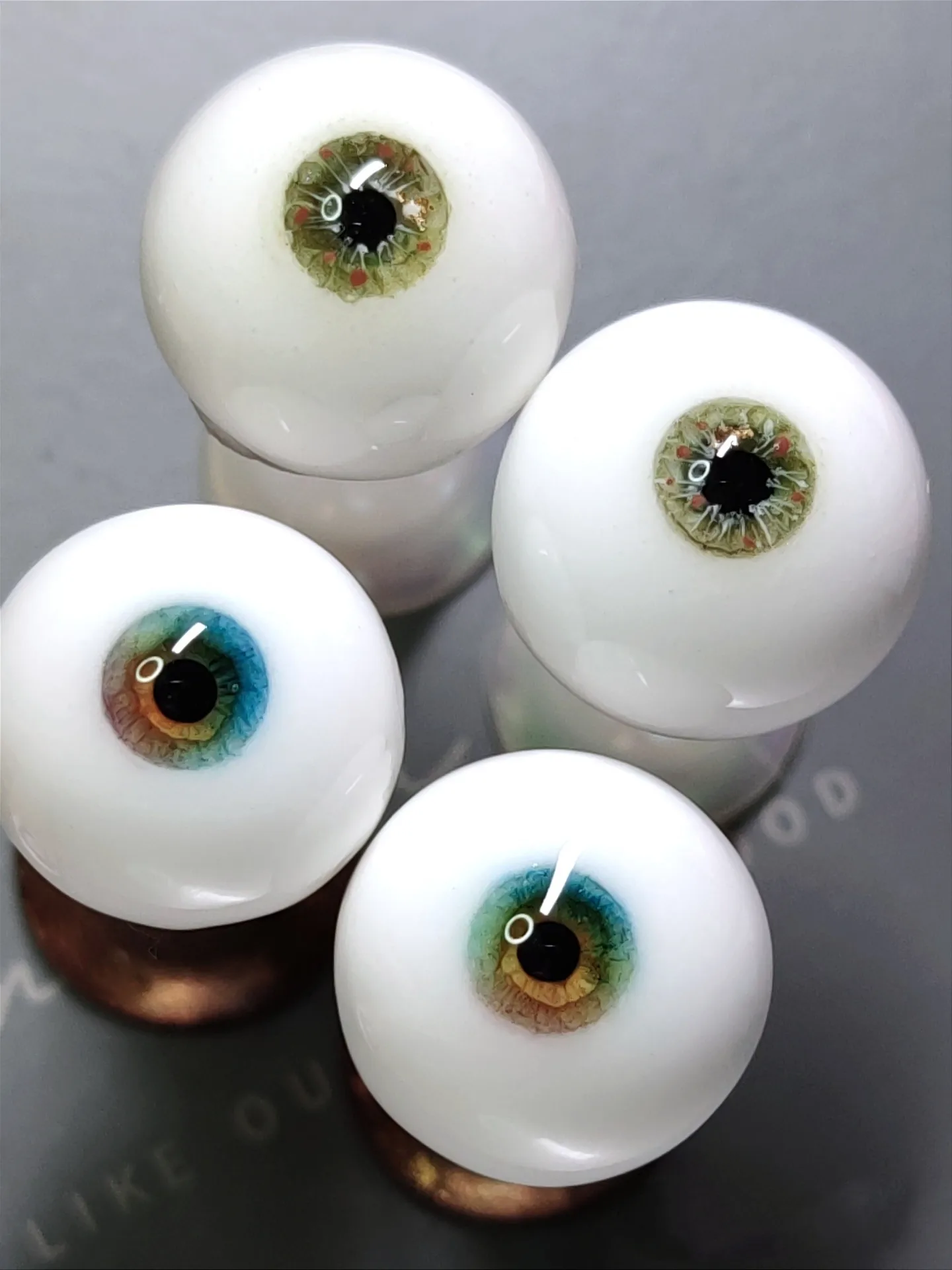 Безопасные глаза для кукол OB11 с рисунком аксессуары фотографий 1/6 BJD
