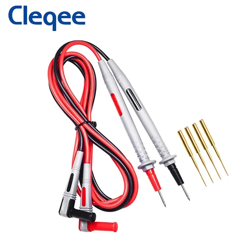 

Cleqee P1505B Силиконовые щупы мультиметра 1,5 м