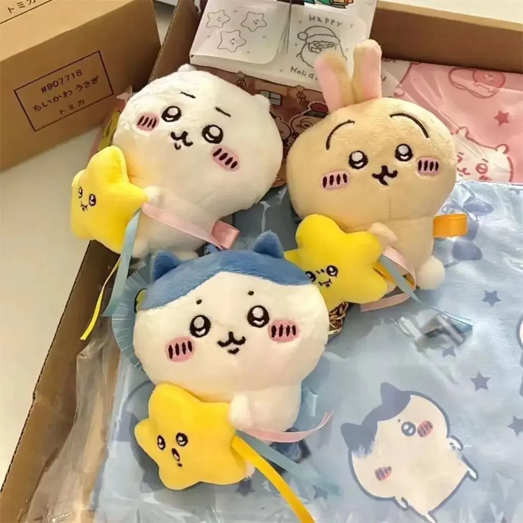 Miniso Chiikawa 10 см кукла Kawaii аниме милая Усаги мультяшная сумка мобильная плюшевая