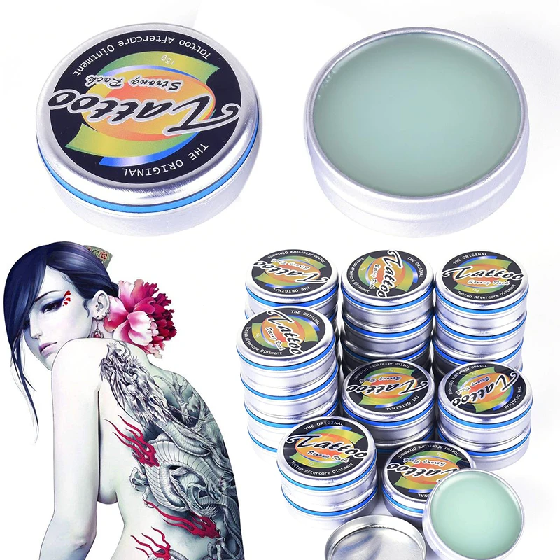 

5/10/24PCS Tattoo Natural Care Healing Cream Aftercare Lotion Balm Gel Tattoo Skin Repair Quick Recovery Ointment Kit