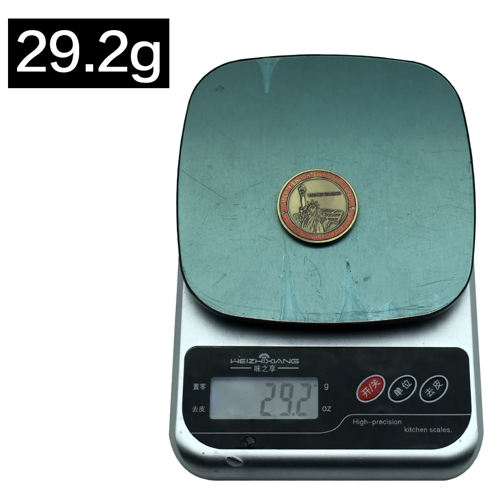 Бронзовая памятная монета для операции в США иракской свободы Liberty Enlightening The World