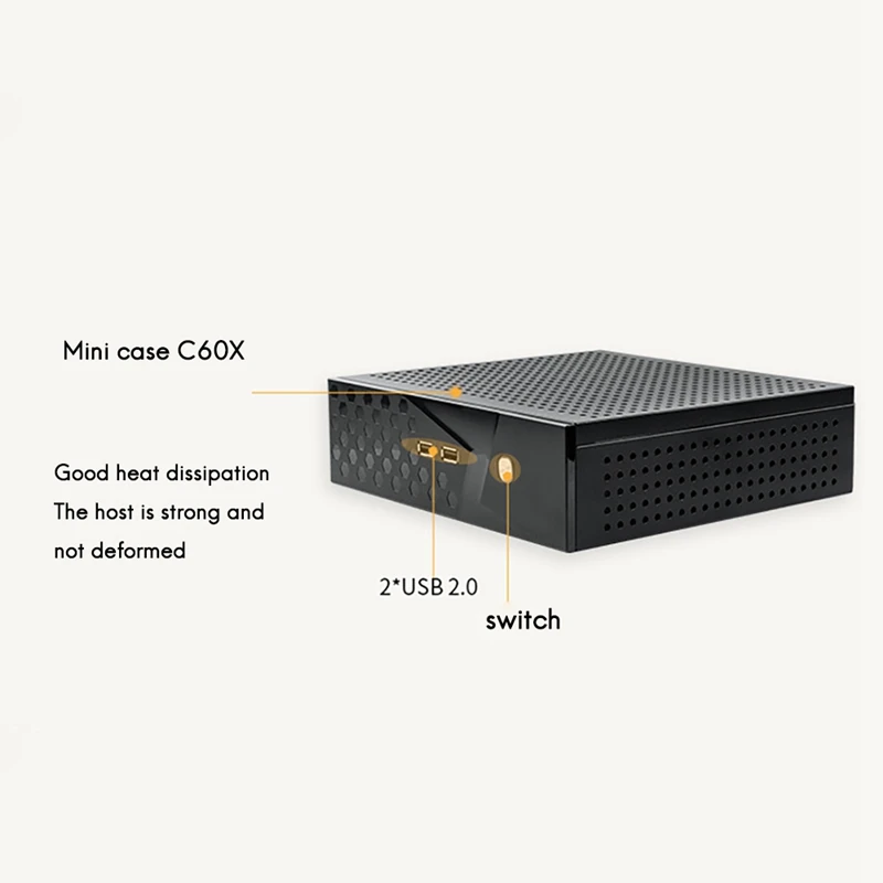 Чехол для мини-компьютера с настенным креплением USB2.0 ITX MATX промышленным