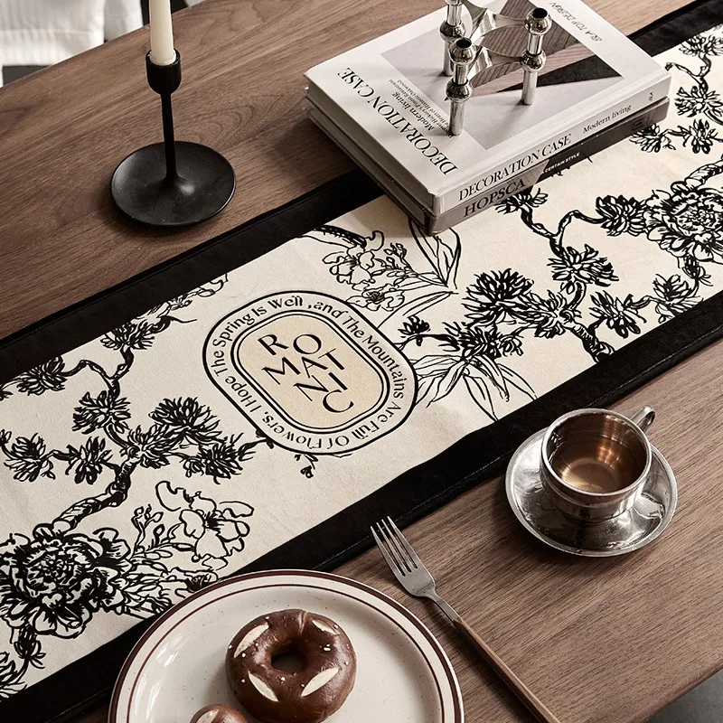 Роскошная скатерть мягкий бархат винтажный фермерский дом сельская дорога