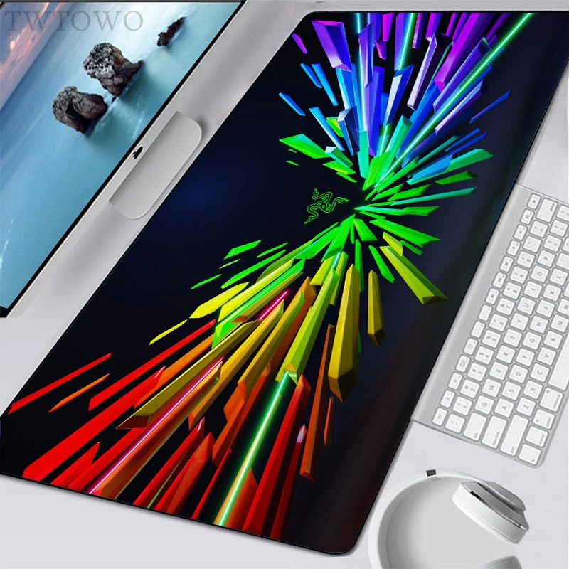 

Razer Mousepad XXL Computer Large Home keyboard pad Mouse Mat Office Soft Natural Rubber Anti-slip Carpet Table Mat