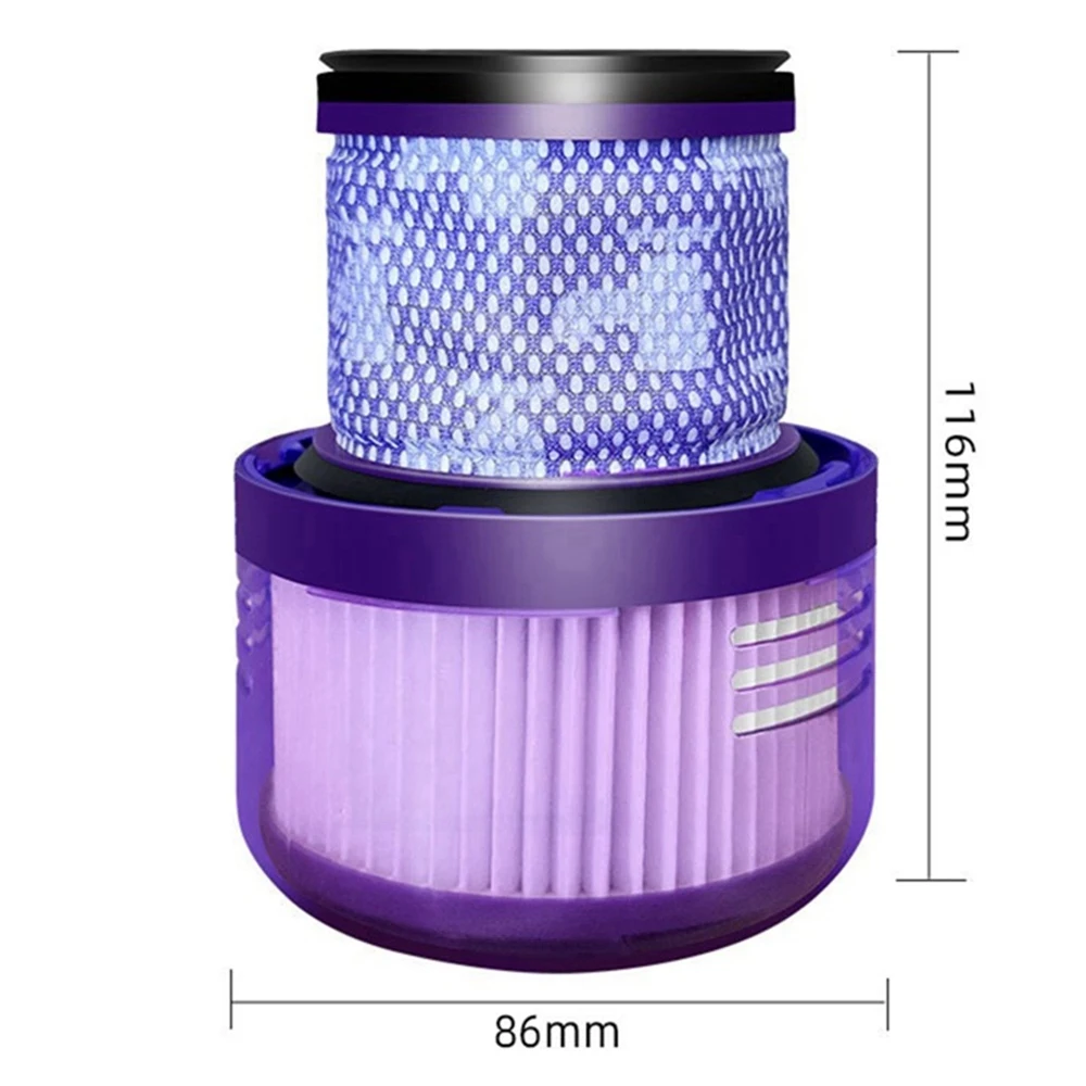2 шт. постфильтр для Dyson V10 Digital Slim/SV18 сменный запасной беспроводной пылесос