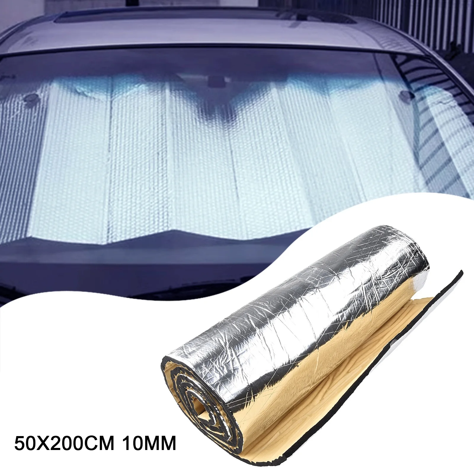 50x200 см 10 мм новый автомобильный звукоизоляционный пенопласт хлопок домашние