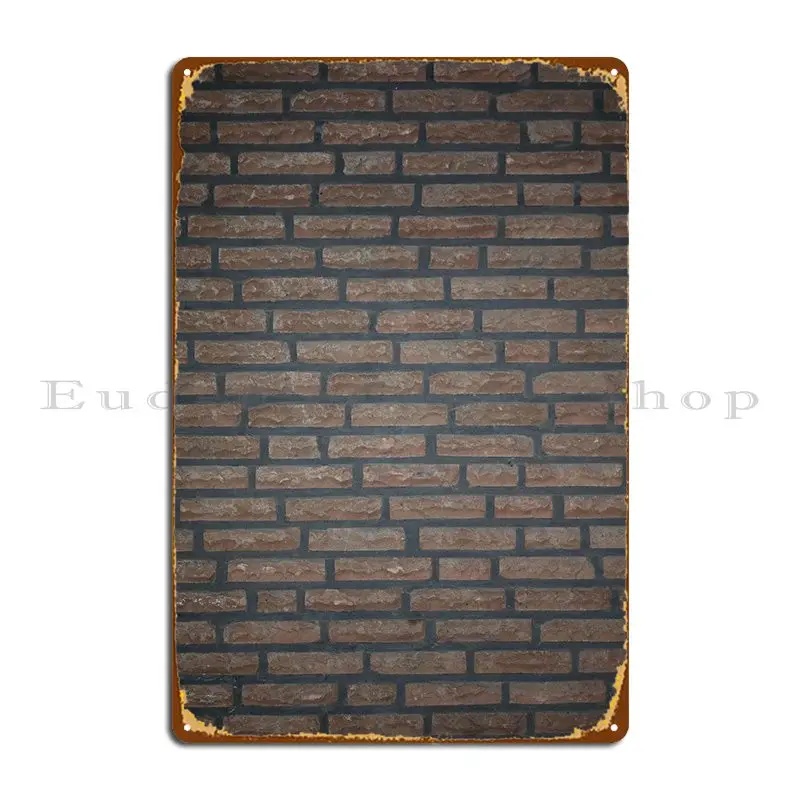 

Ретро Красная кирпичная стена макро металлические знаки картина винтажная настенная пещера печать кинотеатр жестяной знак плакат