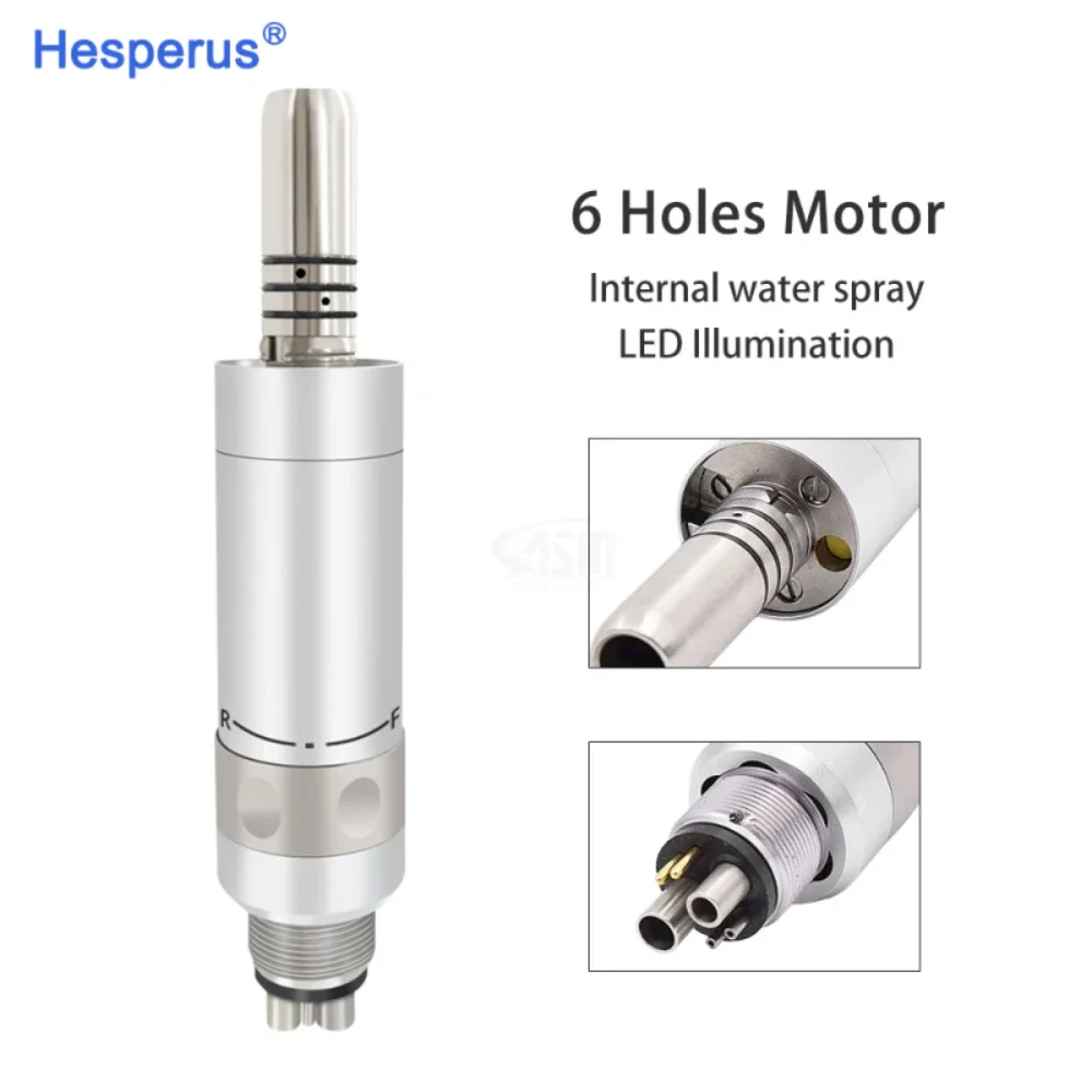 Den tal Basic Instruments 6-луночный пневматический двигатель типа E со светодиодной