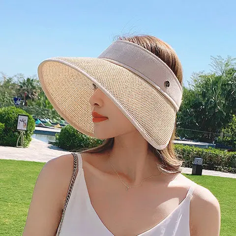 New Empty Top Hats For Women Big Brim 