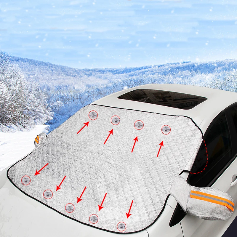 

Car Outdoor Anti Ice Frost Waterproof Sunshades Windshield Protector Winter Exterior Cover Auto Exterior Protective Accessories