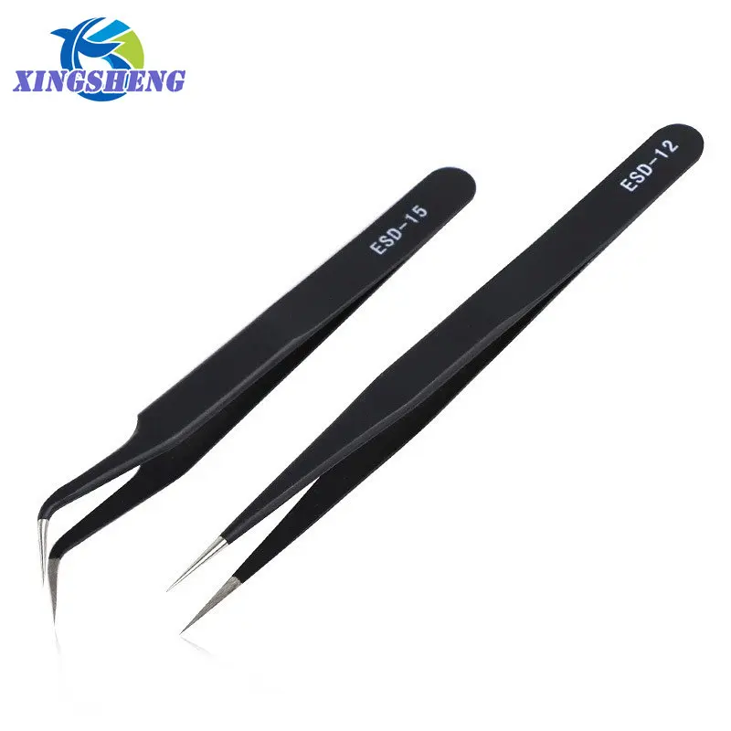 

2 шт., пинцет из нержавеющей стали для 3D наклеек